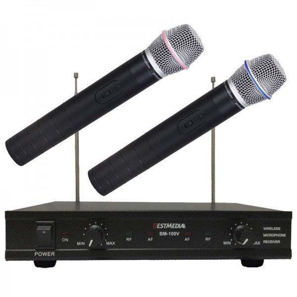 BM-100VB VHF Dual Channel Wireless Microphone